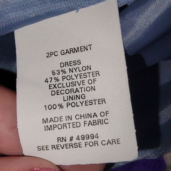 David's Bridal Nwt three-quarter sleeve shantung short jacket dress motb 18 - Picture 12 of 15